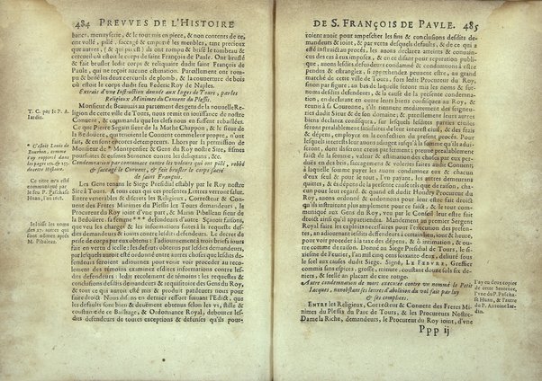 Le Portrait en petit de s. Francois de Paule, instituteur et fondateur de l'Ordre des minimes: ou l'histoire abregee de sa vie, de sa mort, & de ses miracles. ... Par F. Hilarion de Coste religieux de l'Ordre