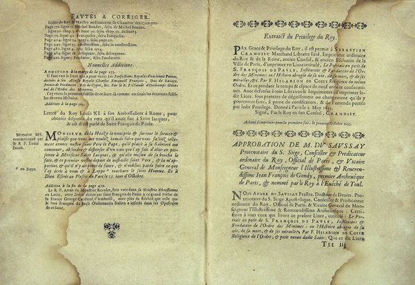 Le Portrait en petit de s. Francois de Paule, instituteur et fondateur de l'Ordre des minimes: ou l'histoire abregee de sa vie, de sa mort, & de ses miracles. ... Par F. Hilarion de Coste religieux de l'Ordre