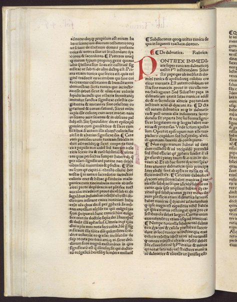 Incipit rationale diuinorum officiorum editum per ... Guilielmum duranti dei & apostolice fedis gracia presulem Mimaten. qui composuit speculum iuris & patrum pontificale