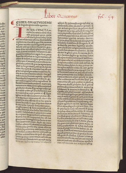 Incipit rationale diuinorum officiorum editum per ... Guilielmum duranti dei & apostolice fedis gracia presulem Mimaten. qui composuit speculum iuris & patrum pontificale