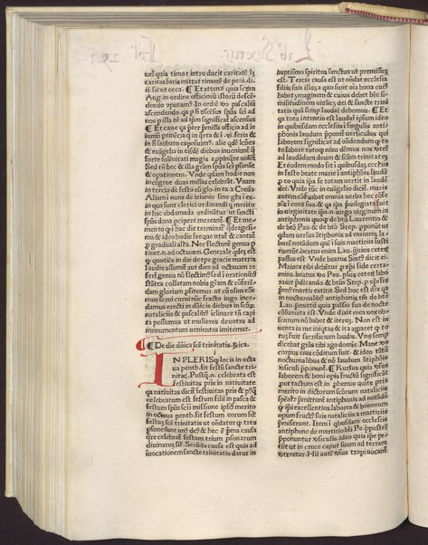 Incipit rationale diuinorum officiorum editum per ... Guilielmum duranti dei & apostolice fedis gracia presulem Mimaten. qui composuit speculum iuris & patrum pontificale