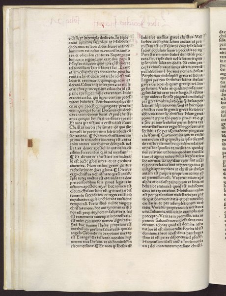 Incipit rationale diuinorum officiorum editum per ... Guilielmum duranti dei & apostolice fedis gracia presulem Mimaten. qui composuit speculum iuris & patrum pontificale