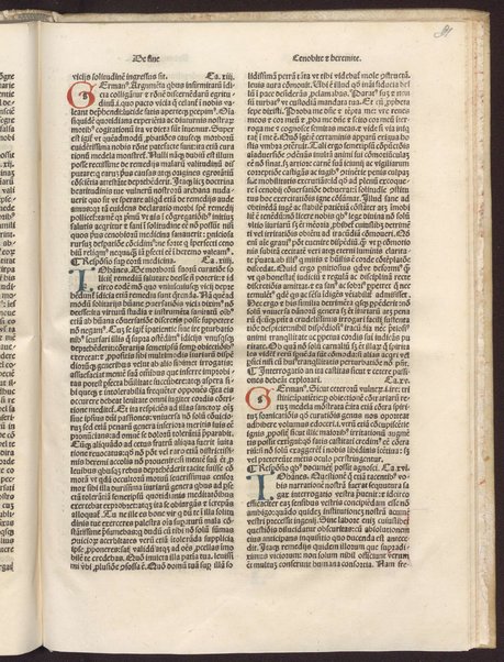 Incipit prefatio beati Johannis heremite qui Cassianus dicitur in duodecim libros de institutis cenobiorum et de octo principalium viciorum remediis