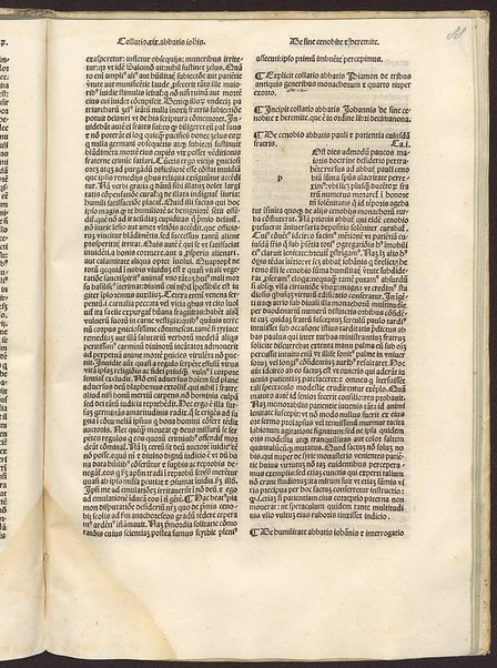 Incipit prefatio beati Johannis heremite qui Cassianus dicitur in duodecim libros de institutis cenobiorum et de octo principalium viciorum remediis