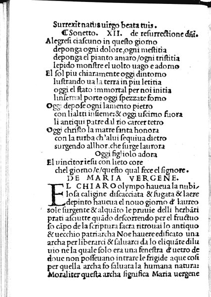 Libello de prohemij vulgari limatissimi predicabili aqualunque materia: & sonetti spirituali de la sustantia de la predica. Composti per Caio Baldassarre olimpo de li Alexandri da Saxo ferrato. Opera noua & bellissima