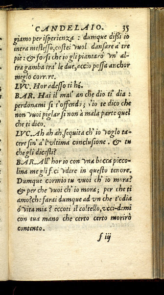 Candelaio comedia del Bruno nolano achademico di nulla Achademia; detto il fastidito. In tristitia hilaris: in hilaritate tristis