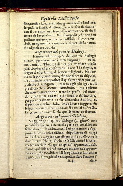 La cena de le ceneri. Descritta in cinque dialogi, per quattro interlocutori, con tre considerationi, circa doi suggettj. All'unico refugio de le Muse ... Michel di Castelnuovo ... L'vniuersale intentione è dechiarata nel proemio