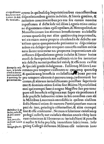 S.D.N.D. Iulii ... papa 3. Bulla confirmationis erectionis et augumenti Collegii D. militum Lauretanorum