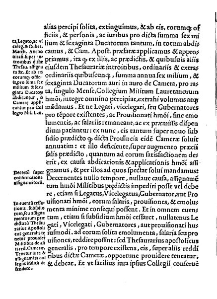 S.D.N.D. Iulii ... papa 3. Bulla confirmationis erectionis et augumenti Collegii D. militum Lauretanorum