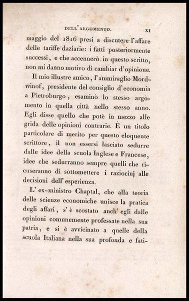 Sulle manifatture nazionali e tariffe daziarie discorso popolare di Melchiorre Gioja autore del nuovo prospetto delle scienze economiche
