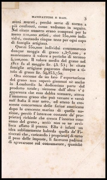 Sulle manifatture nazionali e tariffe daziarie discorso popolare di Melchiorre Gioja autore del nuovo prospetto delle scienze economiche