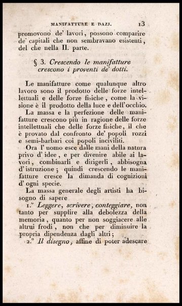 Sulle manifatture nazionali e tariffe daziarie discorso popolare di Melchiorre Gioja autore del nuovo prospetto delle scienze economiche