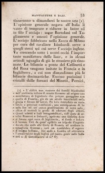 Sulle manifatture nazionali e tariffe daziarie discorso popolare di Melchiorre Gioja autore del nuovo prospetto delle scienze economiche