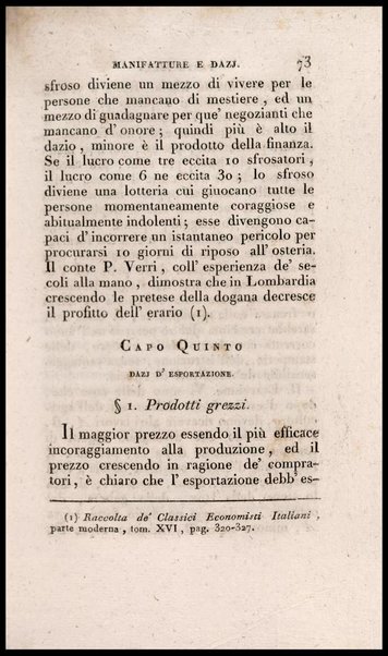 Sulle manifatture nazionali e tariffe daziarie discorso popolare di Melchiorre Gioja autore del nuovo prospetto delle scienze economiche