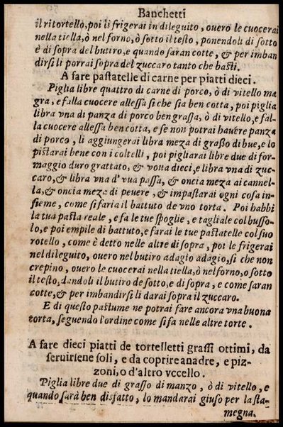 Il nouo libro da banchetti, nel qual s'insegna il modo di apparecchiar tauole, & ornar camere per ogni prencipe. Et far d'ogni sorte di viuanda ... Composto per M. Cristoforo da Messisbugo et hora di nuouo corretto, & ristampato