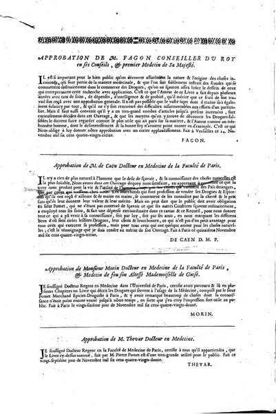 Histoire generale des drogues, traitant des plantes, des animaux, & des mineraux; ...par le sieur Pierre Pomet, ...