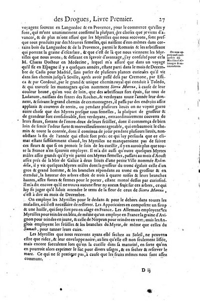 Histoire generale des drogues, traitant des plantes, des animaux, & des mineraux; ...par le sieur Pierre Pomet, ...