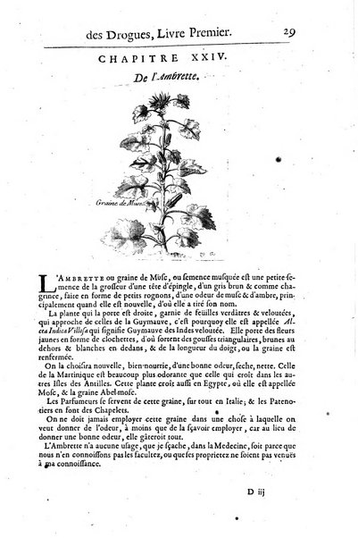 Histoire generale des drogues, traitant des plantes, des animaux, & des mineraux; ...par le sieur Pierre Pomet, ...