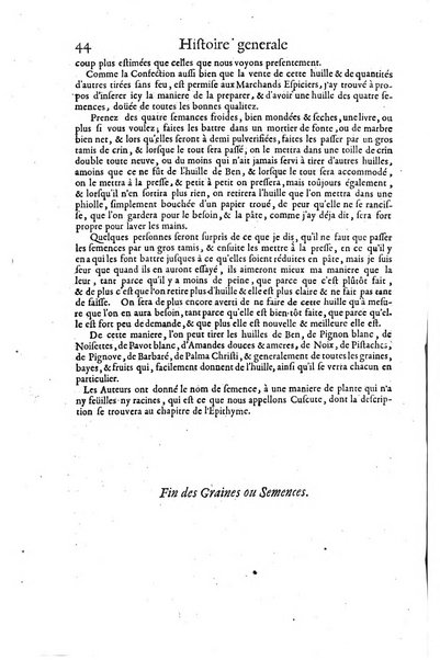 Histoire generale des drogues, traitant des plantes, des animaux, & des mineraux; ...par le sieur Pierre Pomet, ...