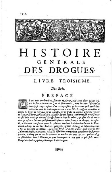 Histoire generale des drogues, traitant des plantes, des animaux, & des mineraux; ...par le sieur Pierre Pomet, ...