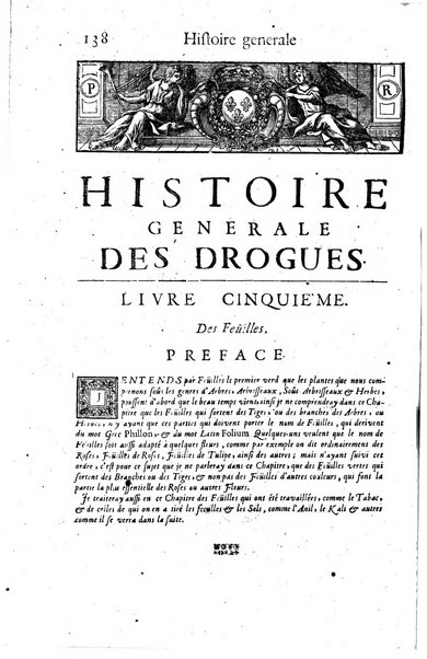 Histoire generale des drogues, traitant des plantes, des animaux, & des mineraux; ...par le sieur Pierre Pomet, ...