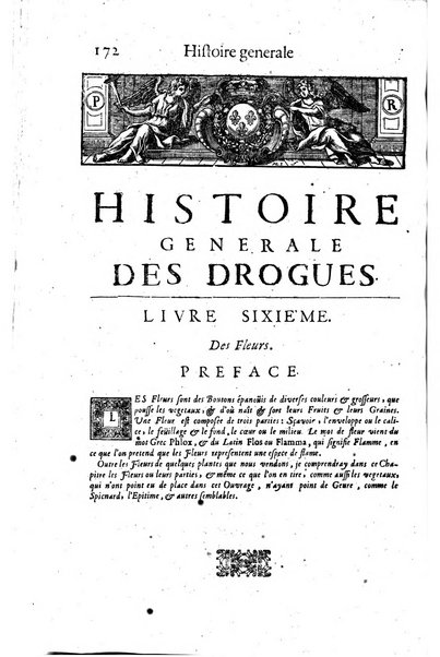 Histoire generale des drogues, traitant des plantes, des animaux, & des mineraux; ...par le sieur Pierre Pomet, ...