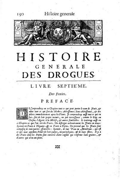 Histoire generale des drogues, traitant des plantes, des animaux, & des mineraux; ...par le sieur Pierre Pomet, ...