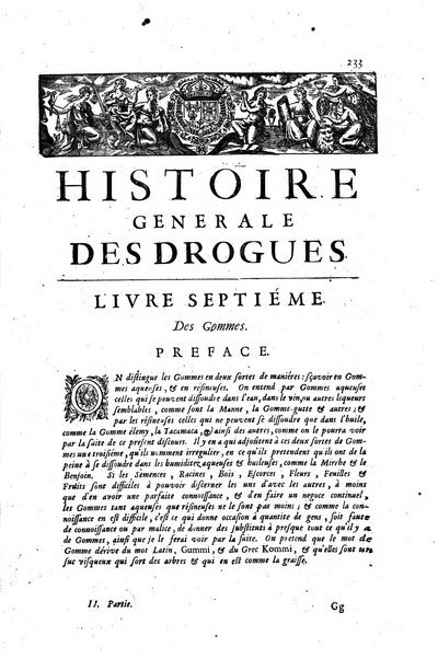 Histoire generale des drogues, traitant des plantes, des animaux, & des mineraux; ...par le sieur Pierre Pomet, ...
