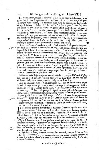 Histoire generale des drogues, traitant des plantes, des animaux, & des mineraux; ...par le sieur Pierre Pomet, ...