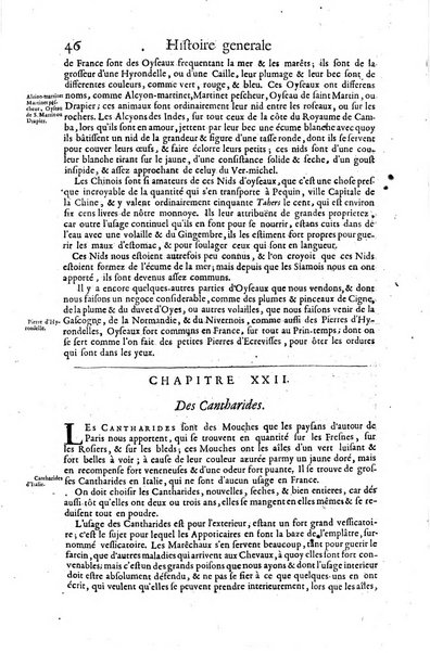 Histoire generale des drogues, traitant des plantes, des animaux, & des mineraux; ...par le sieur Pierre Pomet, ...