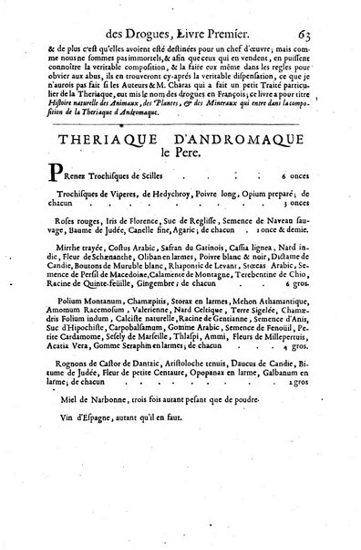 Histoire generale des drogues, traitant des plantes, des animaux, & des mineraux; ...par le sieur Pierre Pomet, ...