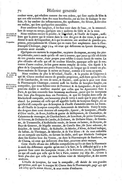 Histoire generale des drogues, traitant des plantes, des animaux, & des mineraux; ...par le sieur Pierre Pomet, ...