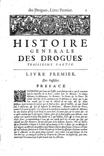 Histoire generale des drogues, traitant des plantes, des animaux, & des mineraux; ...par le sieur Pierre Pomet, ...