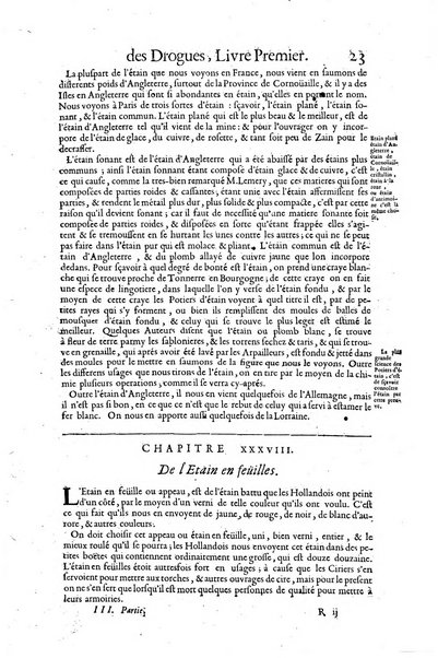 Histoire generale des drogues, traitant des plantes, des animaux, & des mineraux; ...par le sieur Pierre Pomet, ...