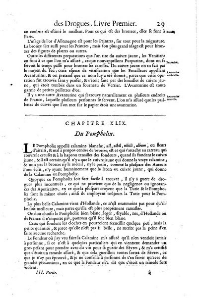 Histoire generale des drogues, traitant des plantes, des animaux, & des mineraux; ...par le sieur Pierre Pomet, ...