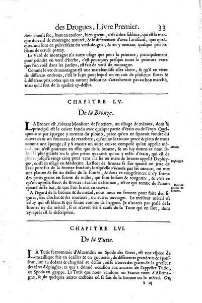 Histoire generale des drogues, traitant des plantes, des animaux, & des mineraux; ...par le sieur Pierre Pomet, ...