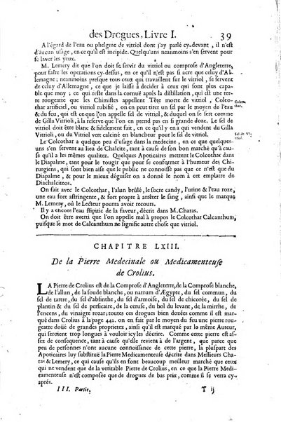 Histoire generale des drogues, traitant des plantes, des animaux, & des mineraux; ...par le sieur Pierre Pomet, ...