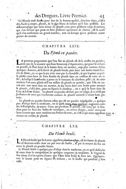 Histoire generale des drogues, traitant des plantes, des animaux, & des mineraux; ...par le sieur Pierre Pomet, ...