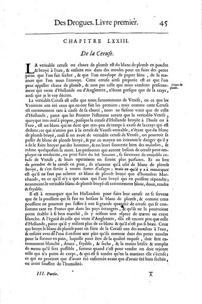 Histoire generale des drogues, traitant des plantes, des animaux, & des mineraux; ...par le sieur Pierre Pomet, ...