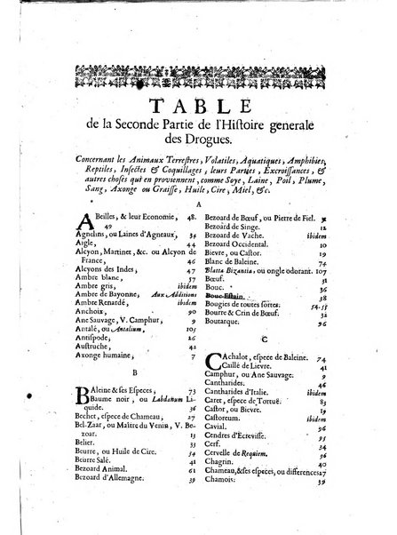 Histoire generale des drogues, traitant des plantes, des animaux, & des mineraux; ...par le sieur Pierre Pomet, ...