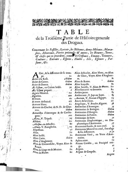 Histoire generale des drogues, traitant des plantes, des animaux, & des mineraux; ...par le sieur Pierre Pomet, ...