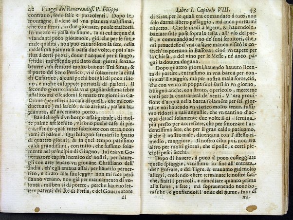 Viaggi orientali del reuerendiss. p. Filippo della SS. Trinità Generale de' Carmelitani scalzi. Da lui composti nella lingua latina e nuouamente tradotti nell'italiana da vn padre del medesimo ordine. Ne' quali si descriuono varij successi, molti regni dell'Oriente, monti, mari, e fiumi, la successione de' prencipi dominanti, i popoli christiani & infedeli che stanno in quelle parti. ... Con alcune cose di nuouo aggiunte per consiglio dell'autore