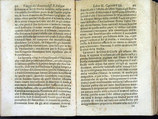 Viaggi orientali del reuerendiss. p. Filippo della SS. Trinità Generale de' Carmelitani scalzi. Da lui composti nella lingua latina e nuouamente tradotti nell'italiana da vn padre del medesimo ordine. Ne' quali si descriuono varij successi, molti regni dell'Oriente, monti, mari, e fiumi, la successione de' prencipi dominanti, i popoli christiani & infedeli che stanno in quelle parti. ... Con alcune cose di nuouo aggiunte per consiglio dell'autore