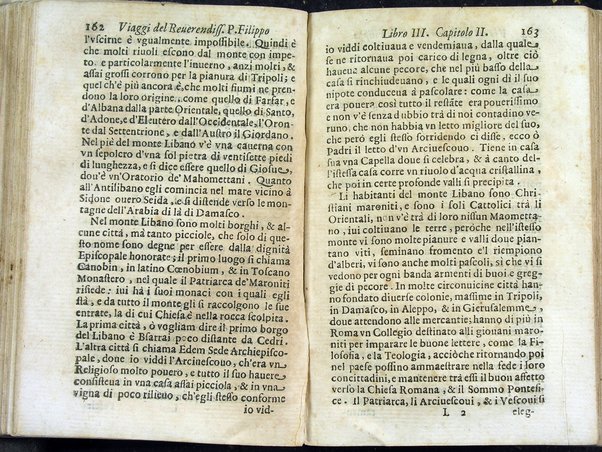 Viaggi orientali del reuerendiss. p. Filippo della SS. Trinità Generale de' Carmelitani scalzi. Da lui composti nella lingua latina e nuouamente tradotti nell'italiana da vn padre del medesimo ordine. Ne' quali si descriuono varij successi, molti regni dell'Oriente, monti, mari, e fiumi, la successione de' prencipi dominanti, i popoli christiani & infedeli che stanno in quelle parti. ... Con alcune cose di nuouo aggiunte per consiglio dell'autore