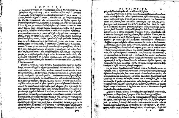 [Delle lettere di principi, le quali o si scriuono da principi, o a principi, o ragionano di principi. Libro primo [-terzo]. Di nuouo ricorrette, et secondo l'ordine de' tempi accomodate] 1