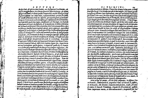 [Delle lettere di principi, le quali o si scriuono da principi, o a principi, o ragionano di principi. Libro primo [-terzo]. Di nuouo ricorrette, et secondo l'ordine de' tempi accomodate] 1