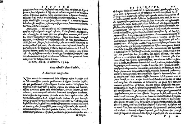 [Delle lettere di principi, le quali o si scriuono da principi, o a principi, o ragionano di principi. Libro primo [-terzo]. Di nuouo ricorrette, et secondo l'ordine de' tempi accomodate] 1