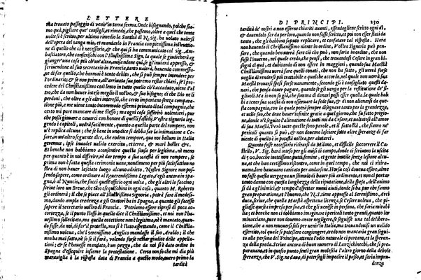 [Delle lettere di principi, le quali o si scriuono da principi, o a principi, o ragionano di principi. Libro primo [-terzo]. Di nuouo ricorrette, et secondo l'ordine de' tempi accomodate] 1