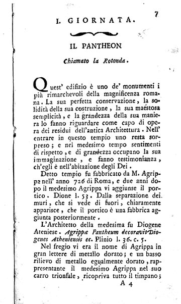 L'antiquario o sia La guida de' forestieri pel giro delle antichità di Roma di Angelo Dalmazzoni antiquario