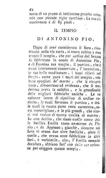 L'antiquario o sia La guida de' forestieri pel giro delle antichità di Roma di Angelo Dalmazzoni antiquario